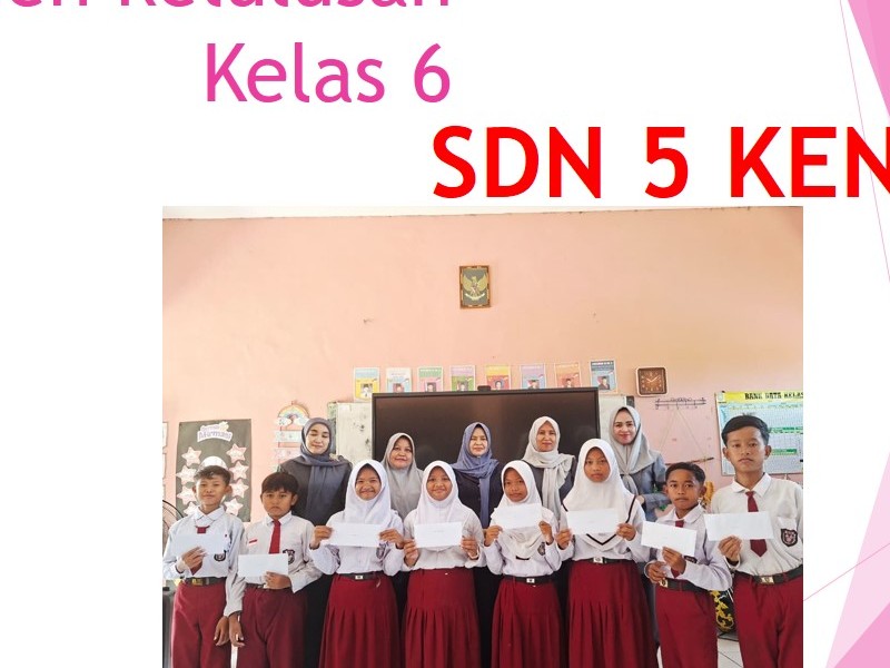 Momen Kelulusan Kelas 6 SDN 5 KENDIT 2026